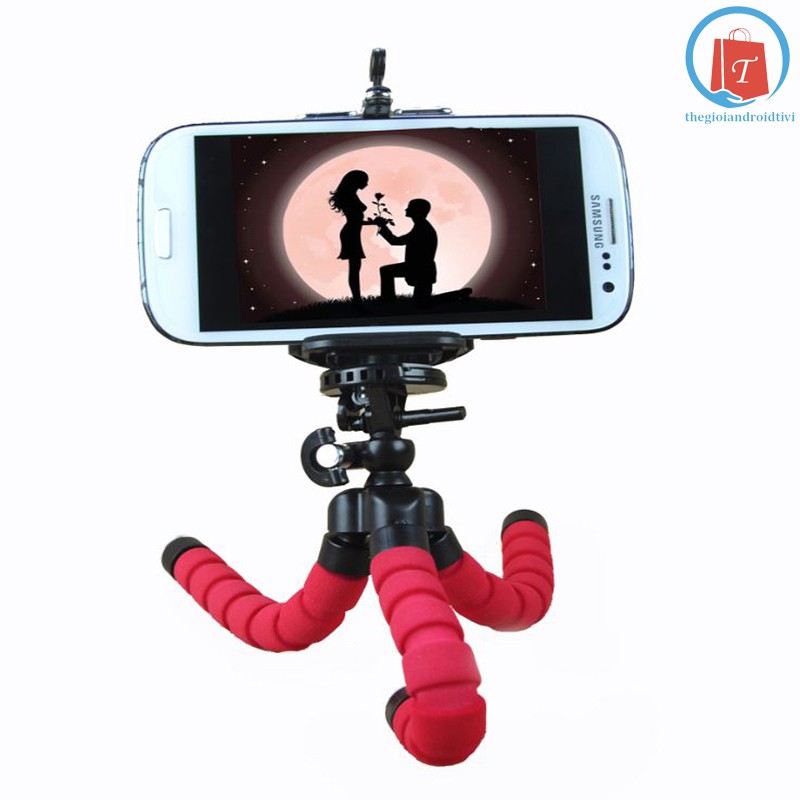 [Siêu rẻ] Chân Tripod Bạch Tuộc Uốn Dẻo, Bám Chặt Mọi Địa Hình